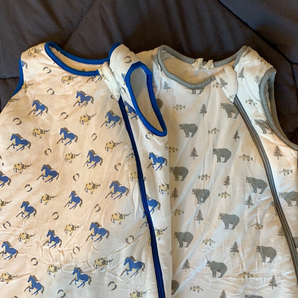 Lot of 2 Kyte baby sleep sacks, 2.5tog, 18-36mo